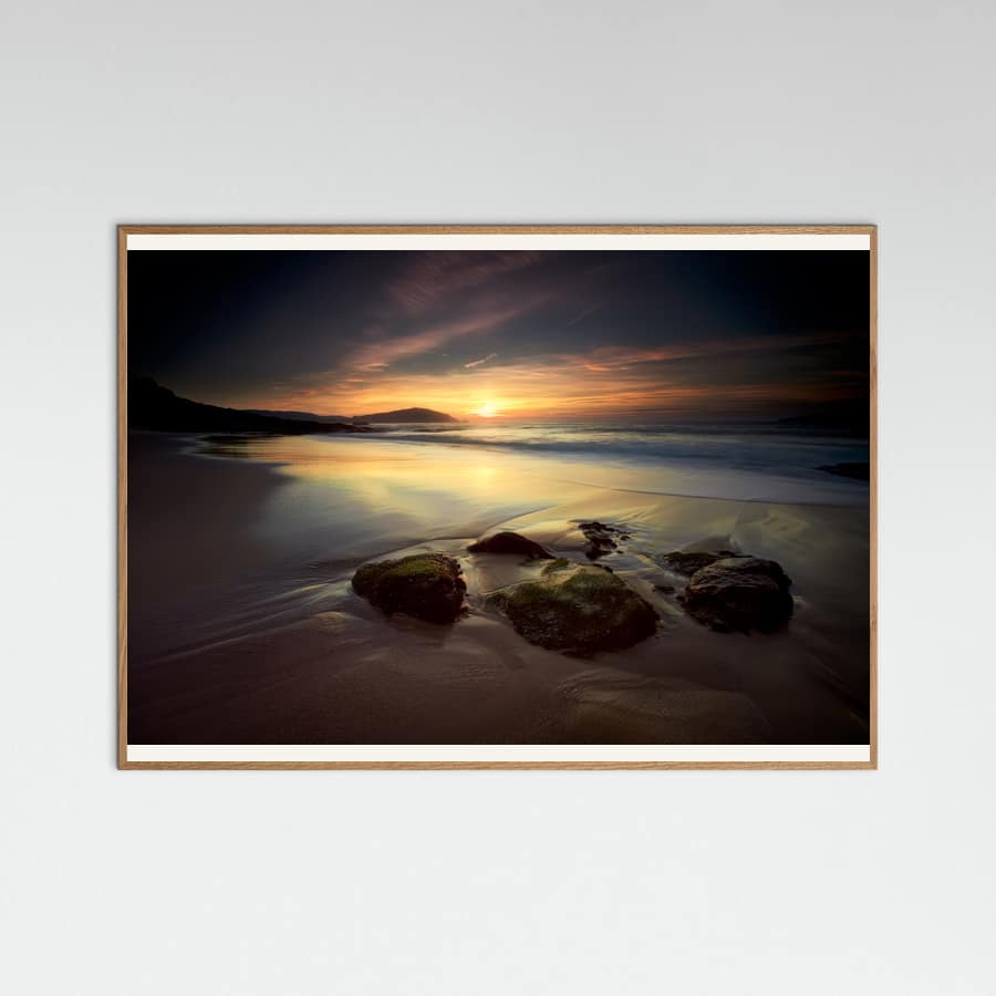 Lights of O Fortiñon -juliste – juliste ja taidepainatus