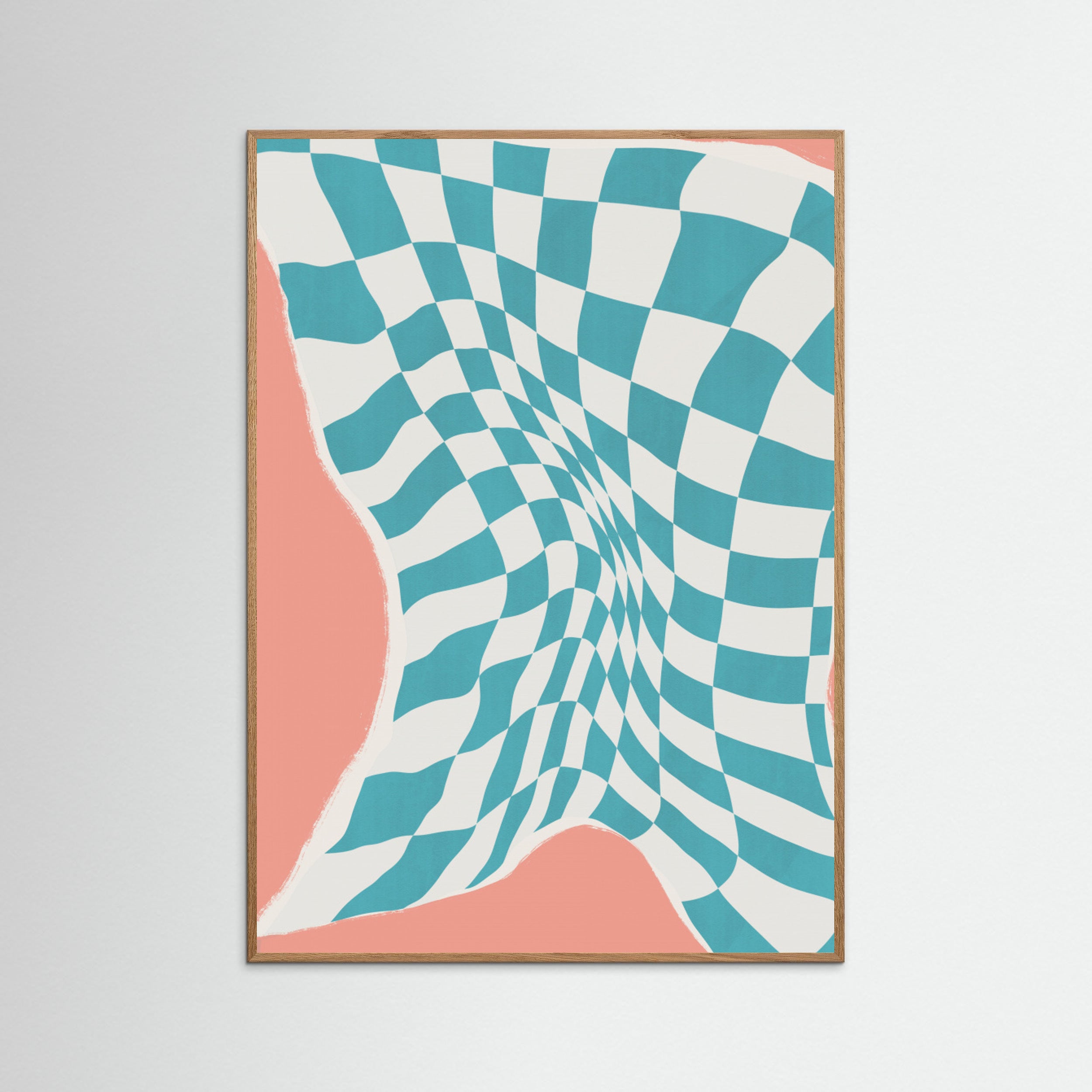 Oak Nature Line Drying Fabric In the Wind Poster