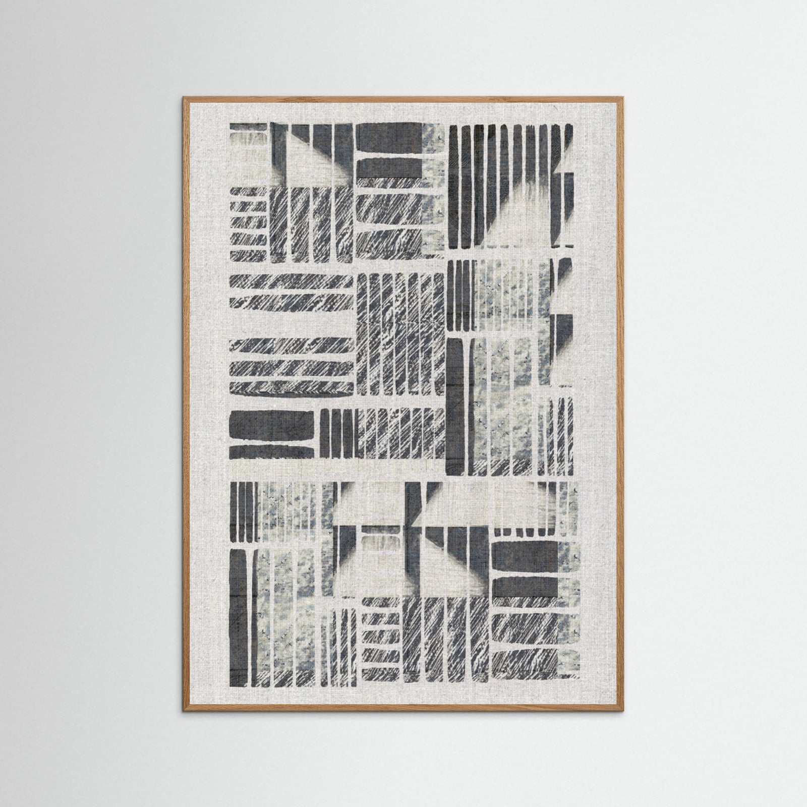 Oak Nature Linear Echoes 1 Poster