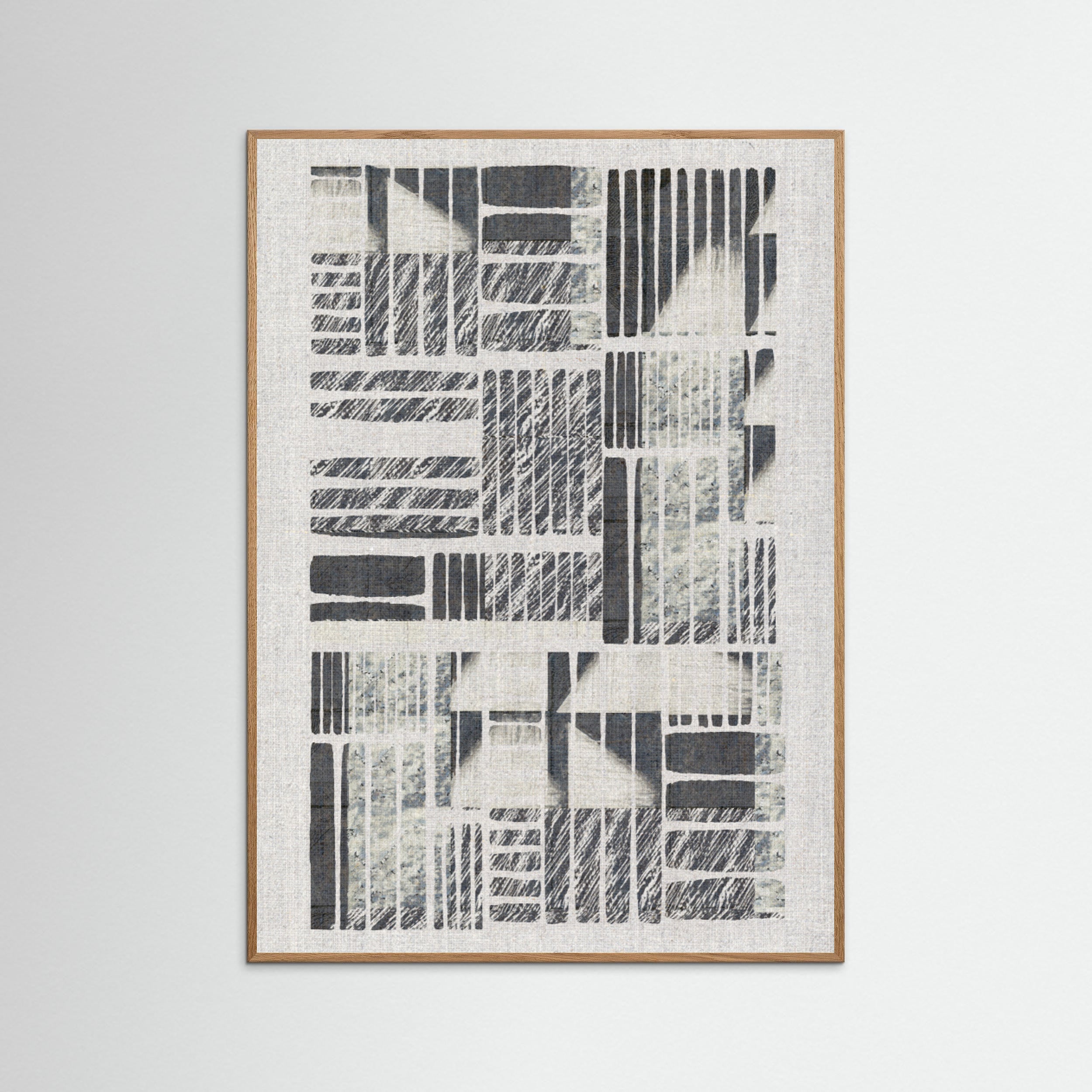 Oak Nature Linear Echoes 1 Poster