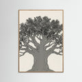 Oak Nature Linear Portrait
