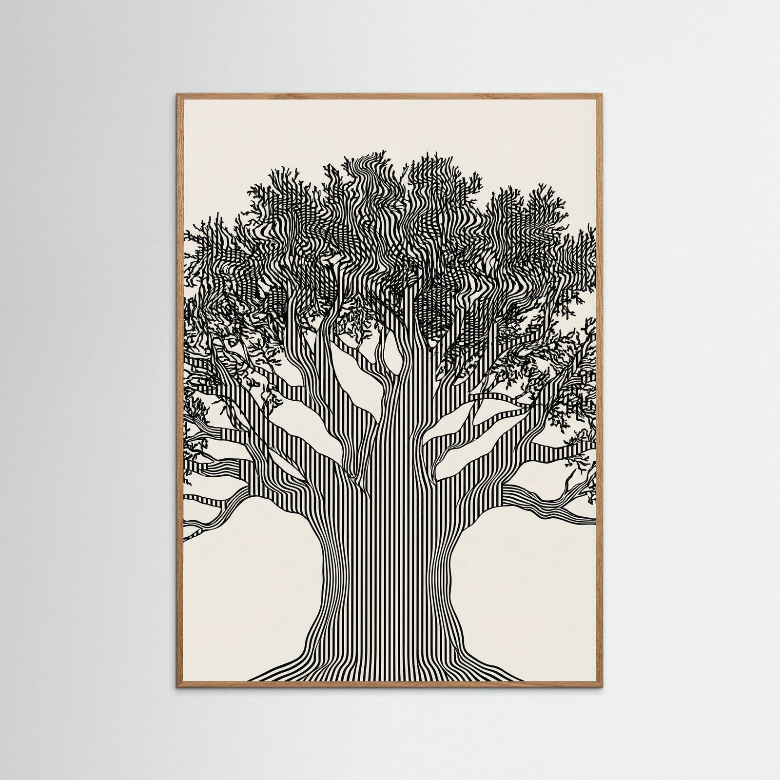Oak Nature Linear Portrait