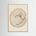 Oak Nature Linear Recline