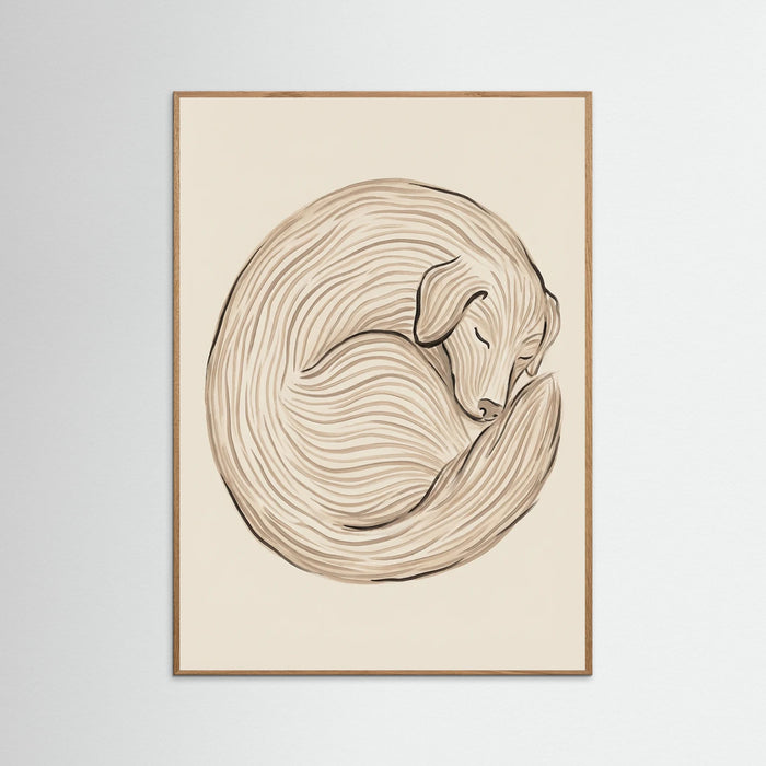 Oak Nature Linear Recline