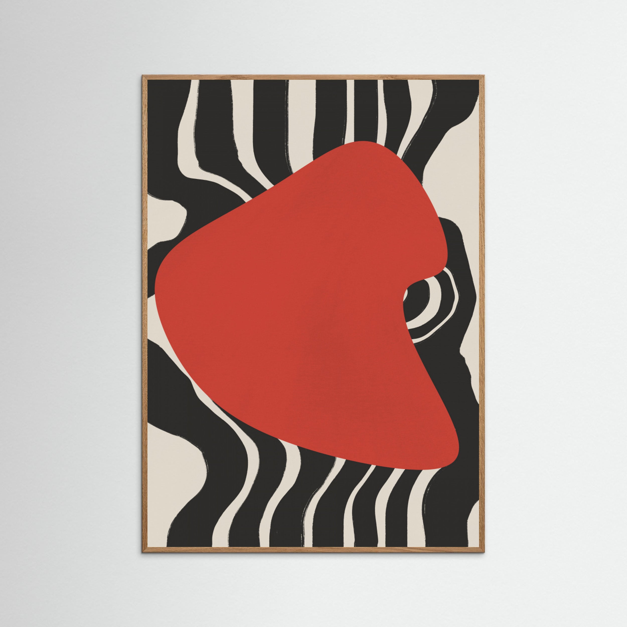 Oak Nature Liquid Red Poster