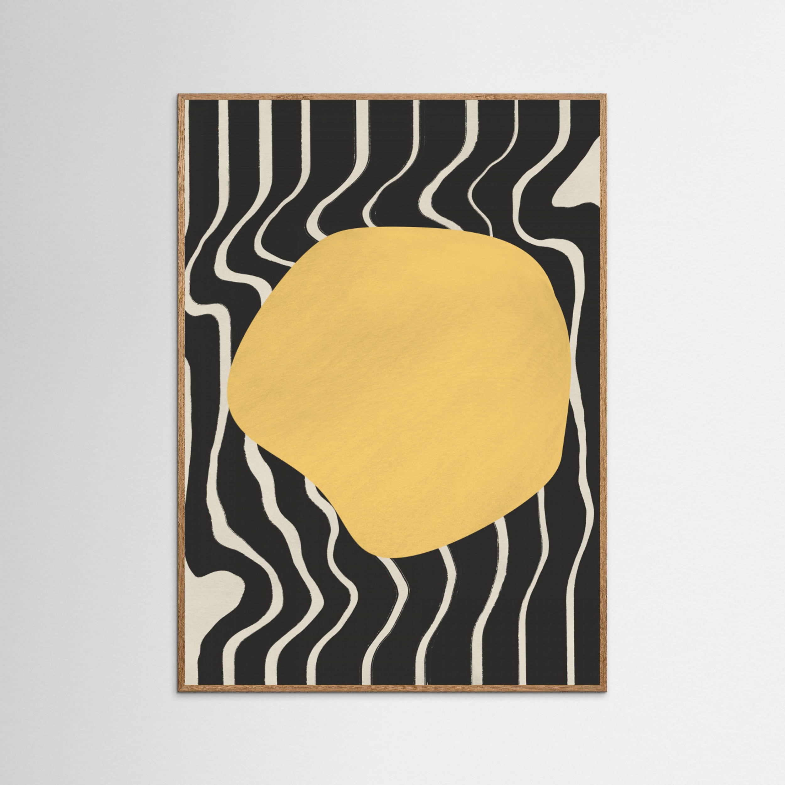 Oak Nature Liquid Yellow Poster