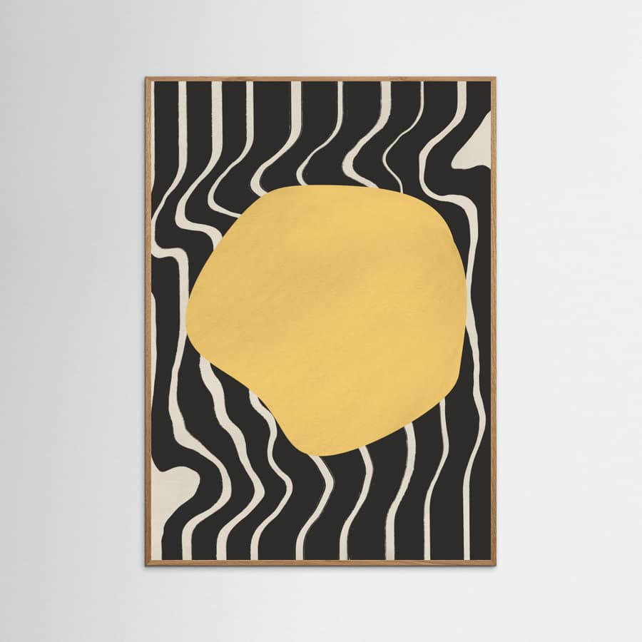 Liquid Yellow Poster