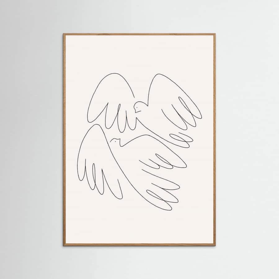 Love Birds Poster – plakat og kunsttryk