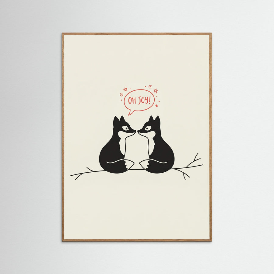 Lovebirds Whimsical