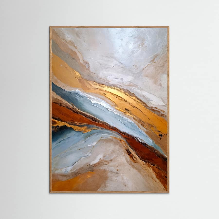 Póster Luminous Drift – póster e impresión artística