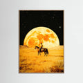 Oak Nature Lunar Cowboy Poster