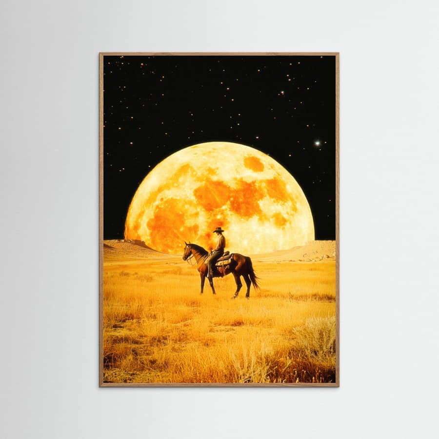 Lunar Cowboy Poster