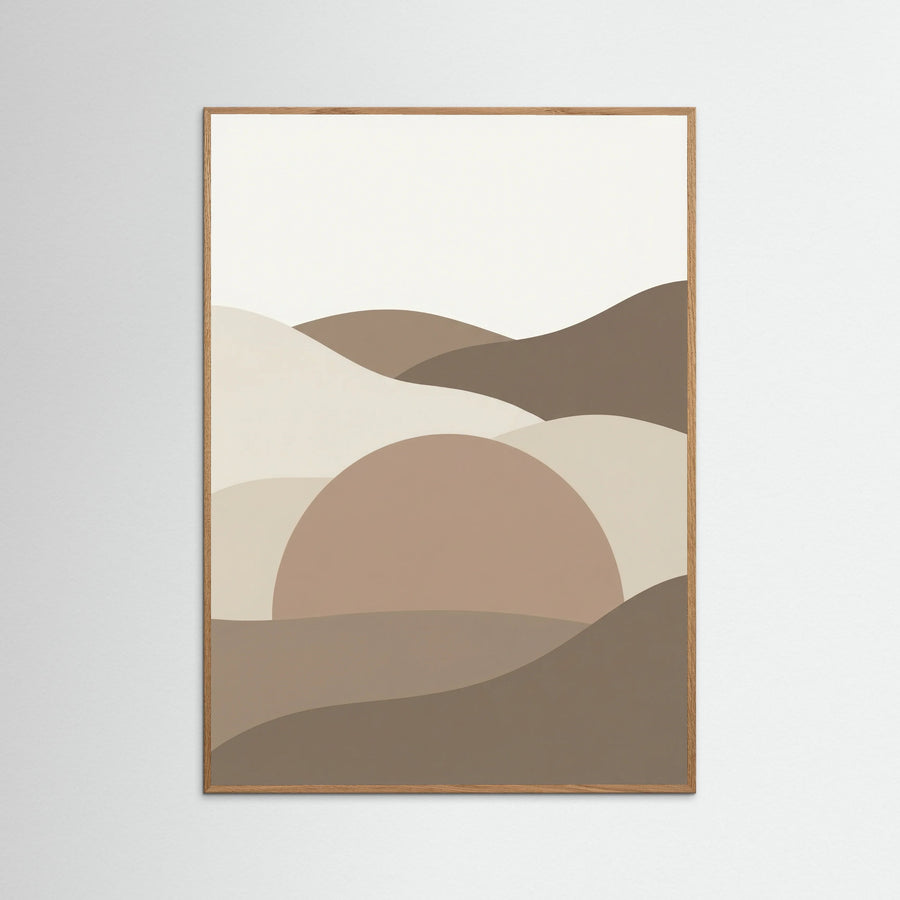 Lunar Phases Abstract