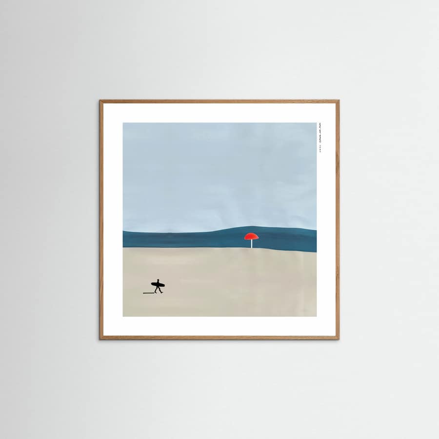 Affiche MINIMALIST SURFER