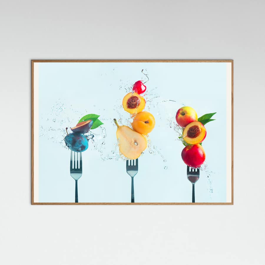 Making fruit salad Poster