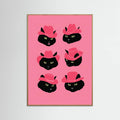 Oak Nature Marcy the Cowgirl Cat Poster
