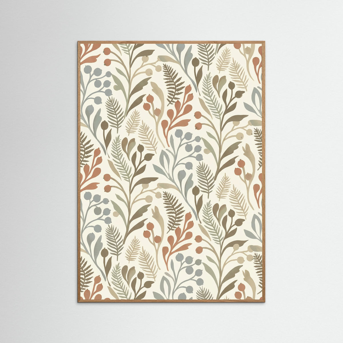 Oak Nature Meadow Bloom Motif