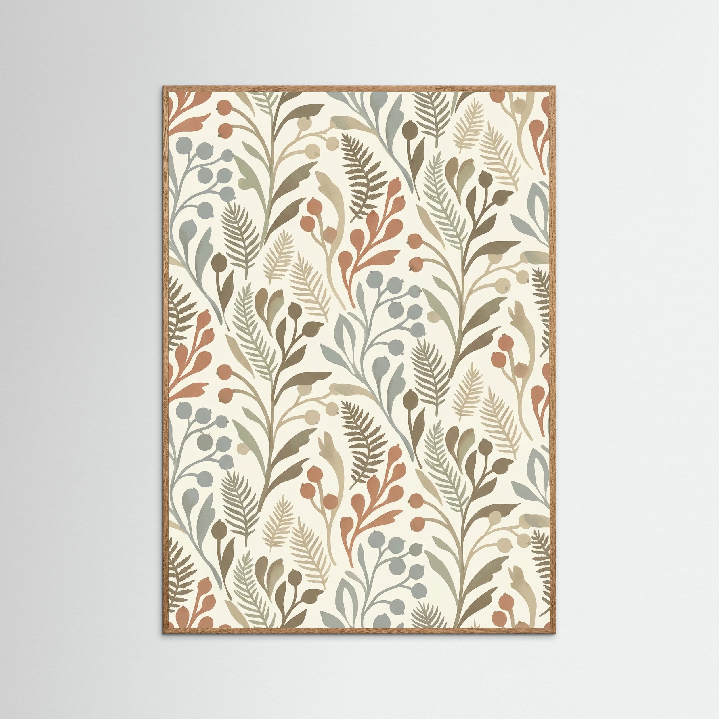Oak Nature Meadow Bloom Motif
