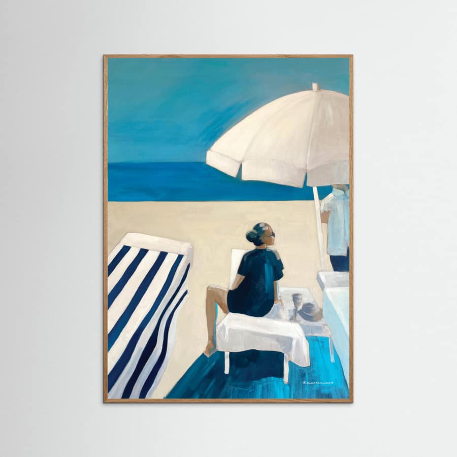 Mediterranean Beach Siesta 2 Poster