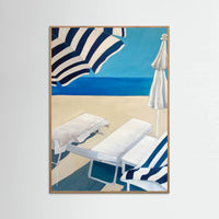 Oak Nature Mediterrannean Beach Siesta Poster