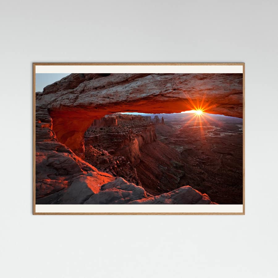 Plakat Mesa Arch Sunrise – plakat i druk artystyczny