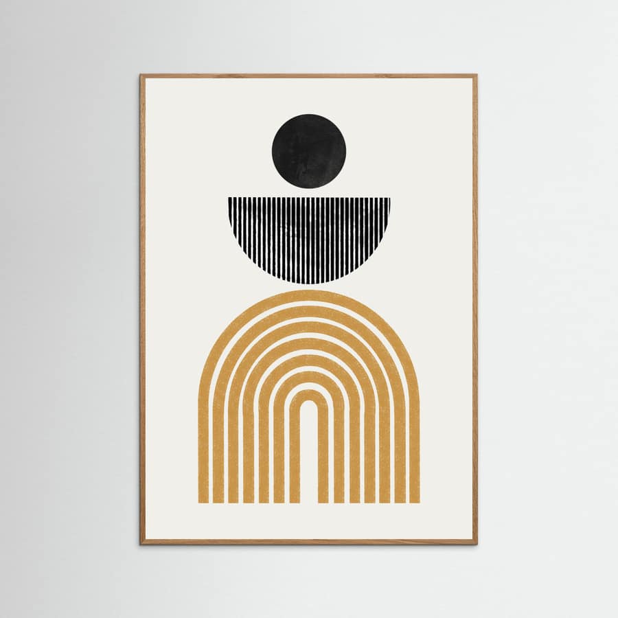 Midcentury Composition Poster