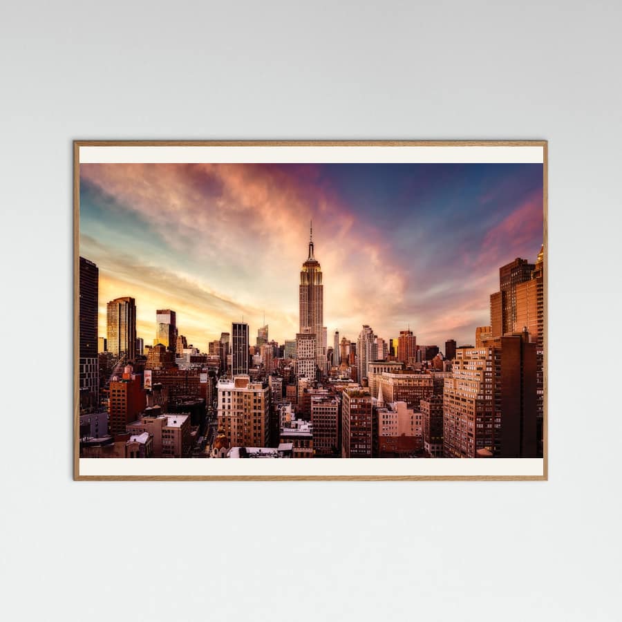 Póster Midtown Sunset