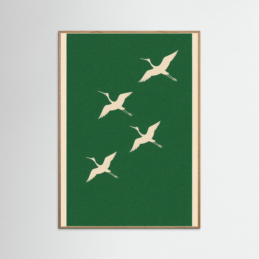 Minimal Green Abstract