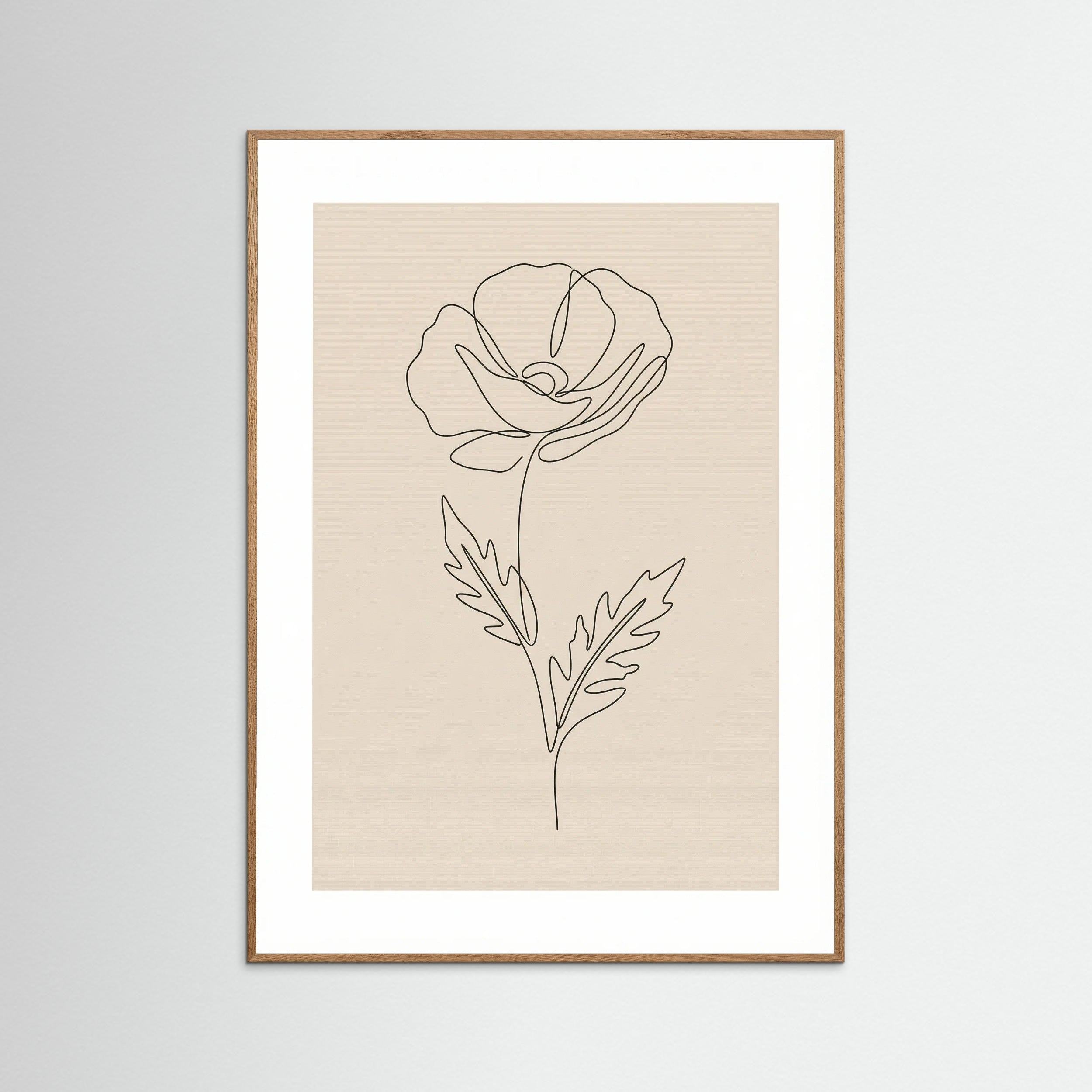 Oak Nature Minimal Rose Bloom