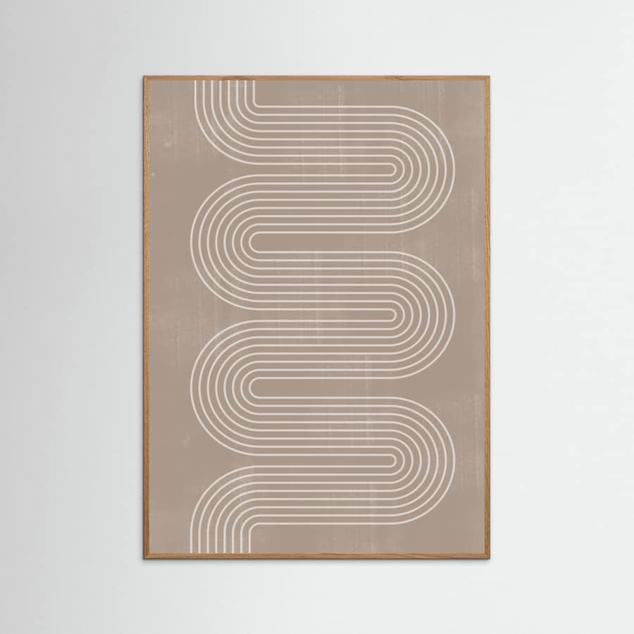 Minimal Simple Arch O3 Poster – poster och konsttryck