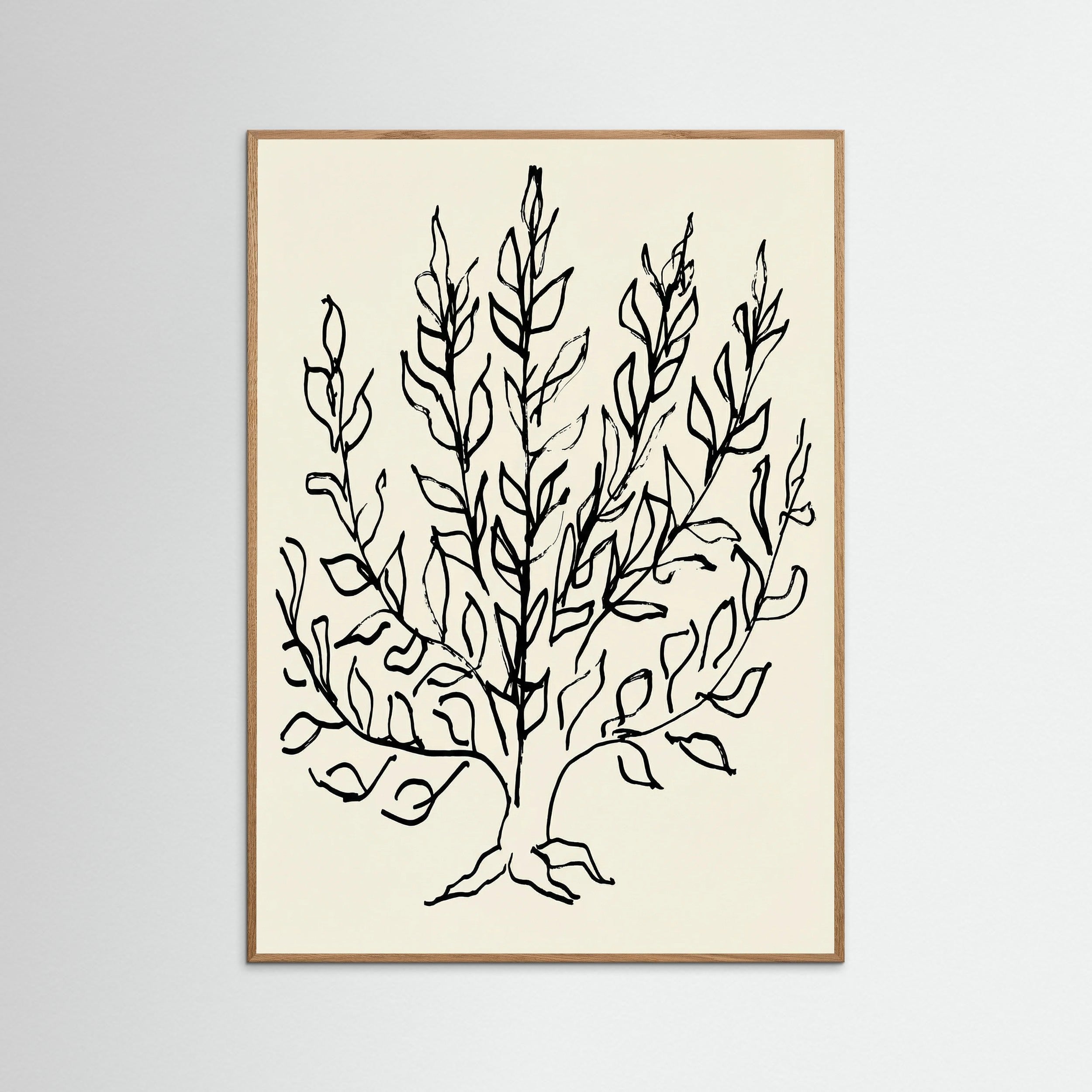 Oak Nature Minimalist Bush
