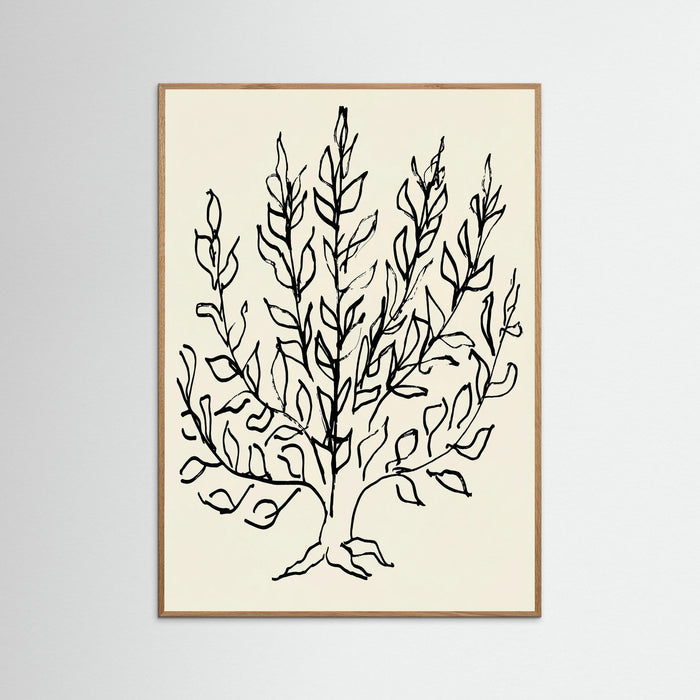 Oak Nature Minimalist Bush