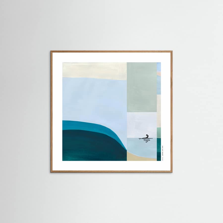 Minimalist Morning Yoga Flow Poster