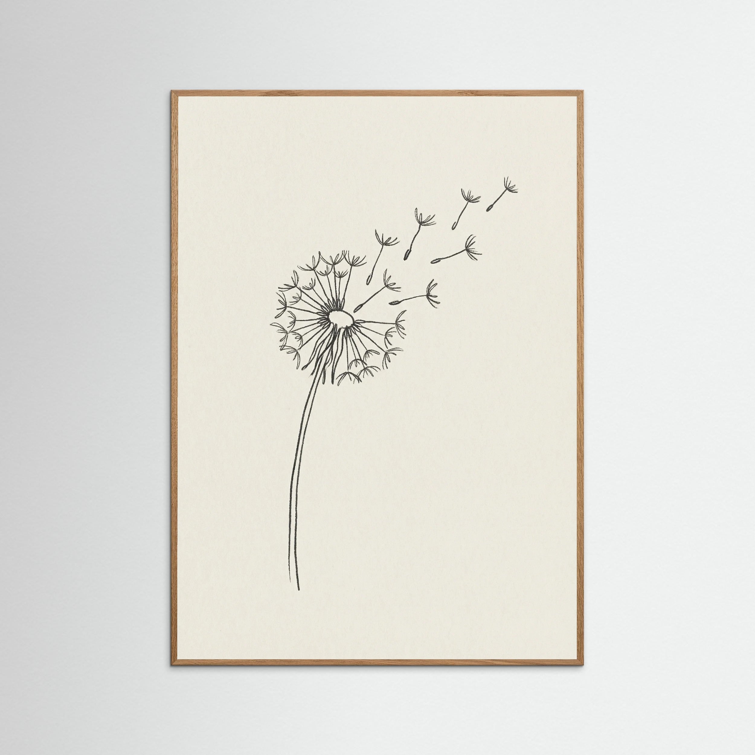 Oak Nature Minimalist Peace Dove