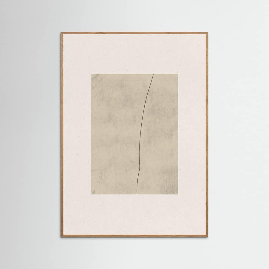 Minimalist Texture Paper No.1 Poster – poster and art print
