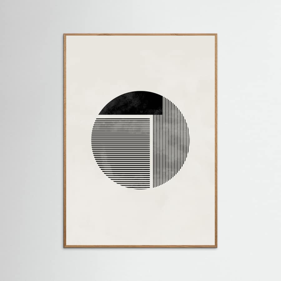 Poster Minimalist round – poster e stampa artistica