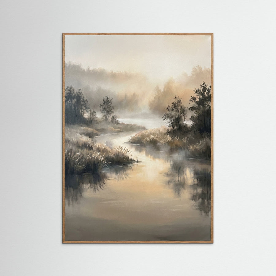 Misty Dawn Forest