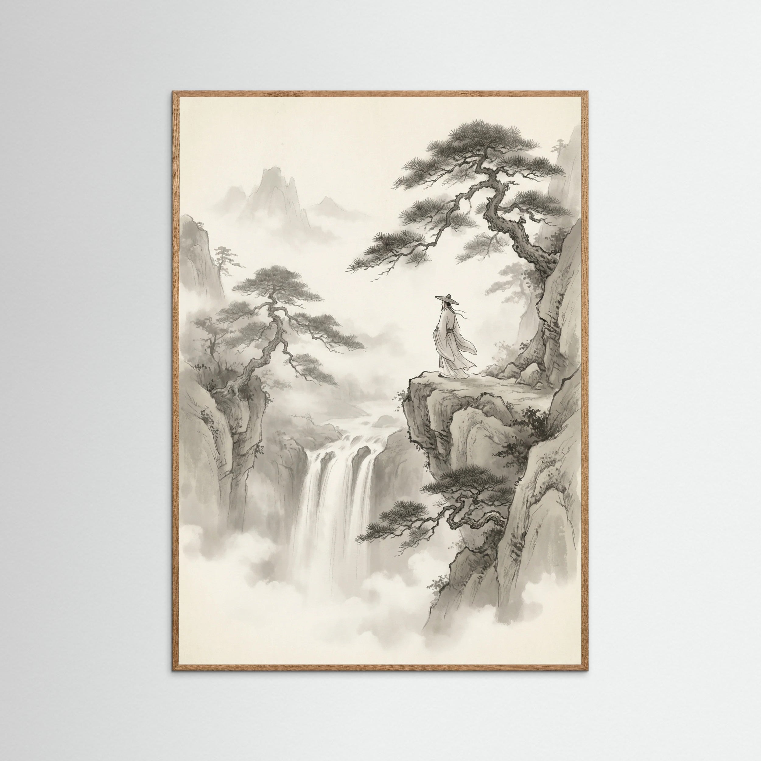 Oak Nature Misty Mountain Journey