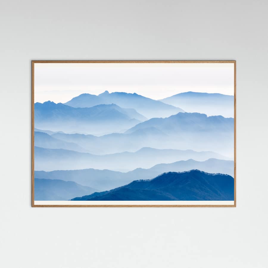 Misty Mountains Poster – plakat og kunsttryk
