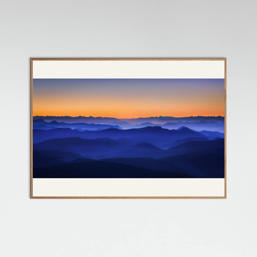 Misty Mountains Poster – Poster und Kunstdruck