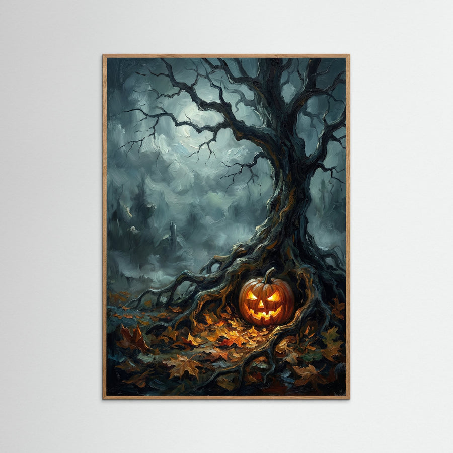 Misty Pumpkin Patch