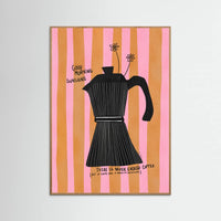 Oak Nature Mocca Coffee Sunshine Poster