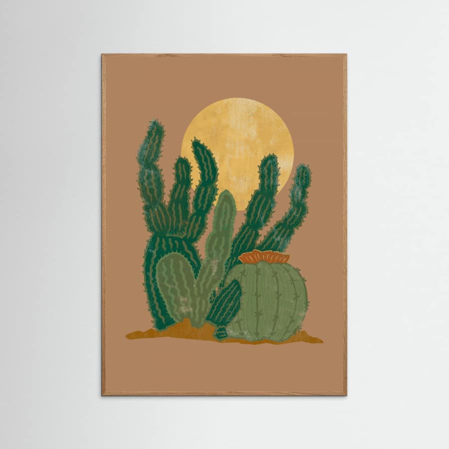 Plakat Modern Americana Cactus