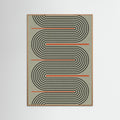 Oak Nature Modern Contemporary Balance No.1 Poster