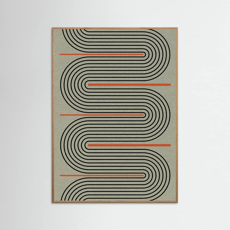 Poster Modern Contemporary Balance No.1