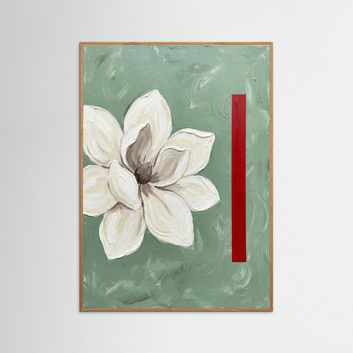 Oak Nature Modern Poppies