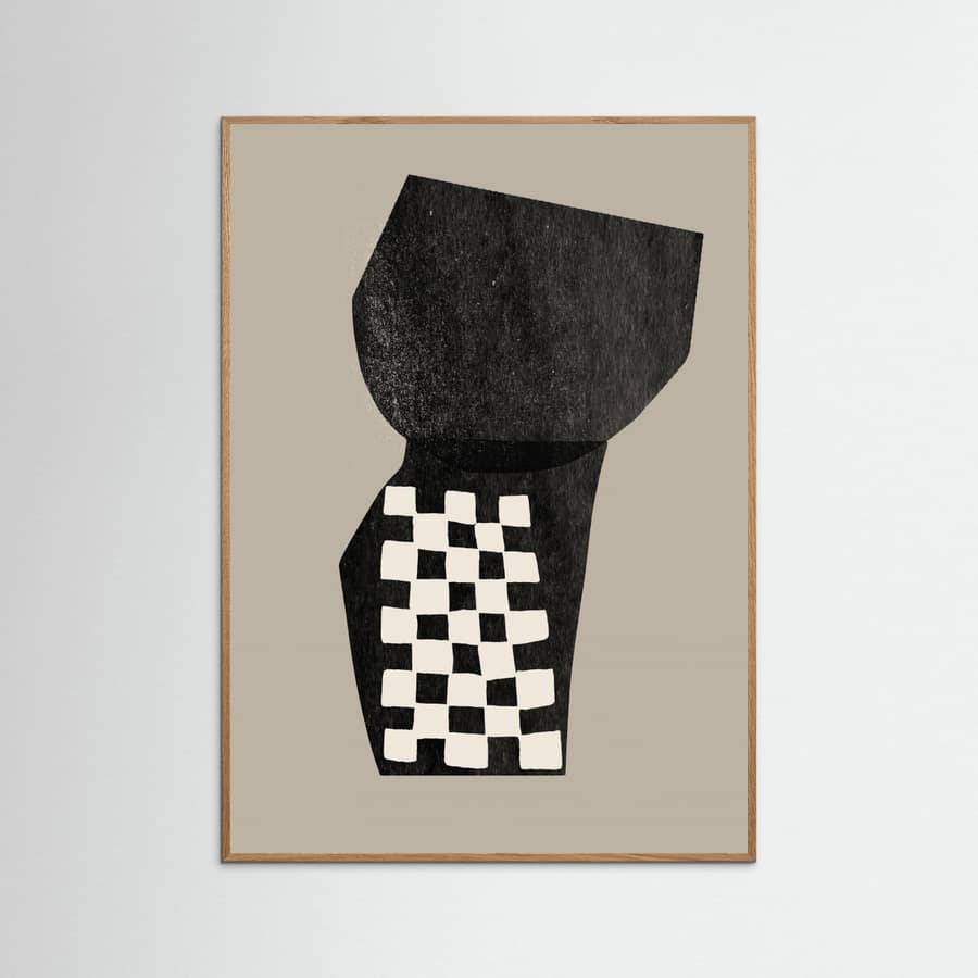 Modern Shapes Poster – poster and art print