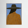 Plakat Modern Woman with Hat – plakat i druk artystyczny