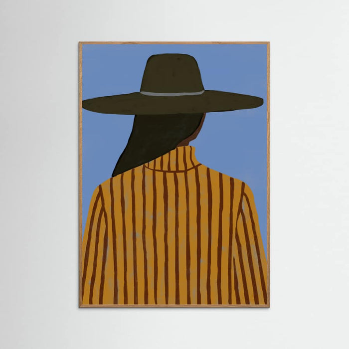 Plakat Modern Woman with Hat – plakat i druk artystyczny