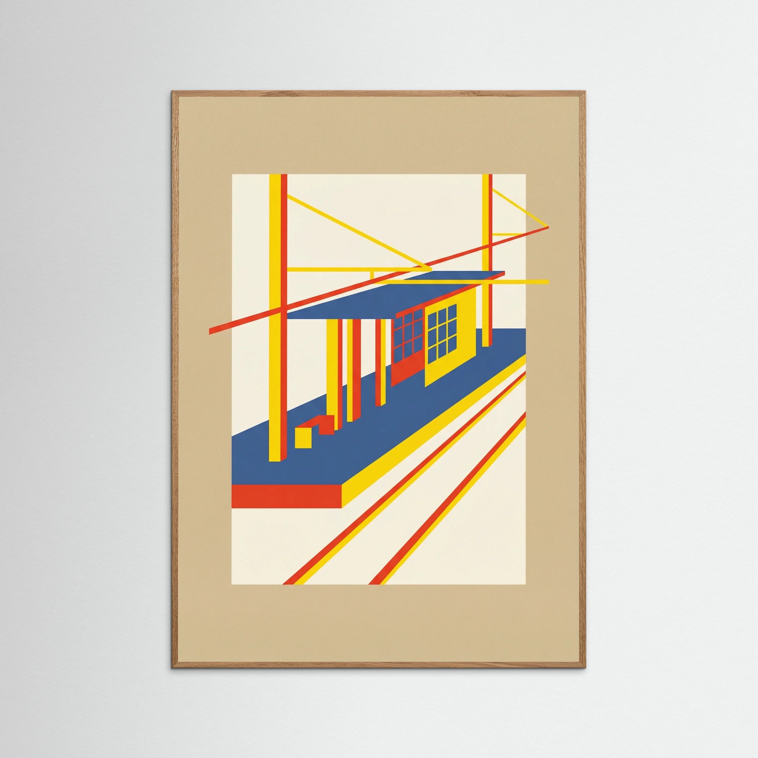 Oak Nature Modernist Bakery Facade